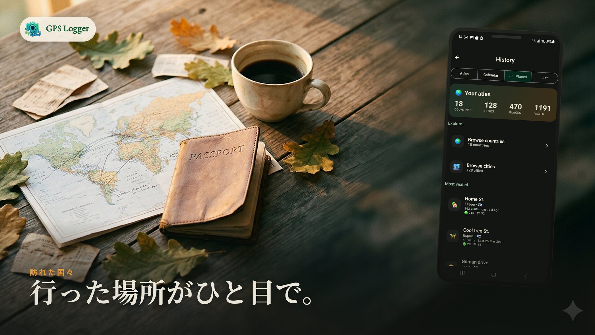 旅の思い出と、訪れた国々の記録