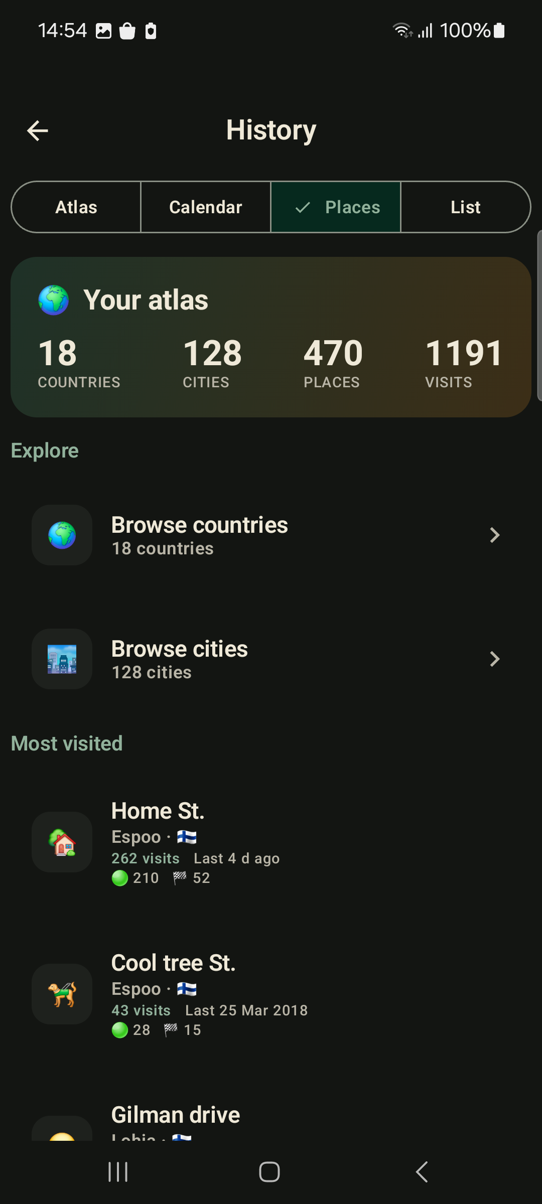 Places atlas